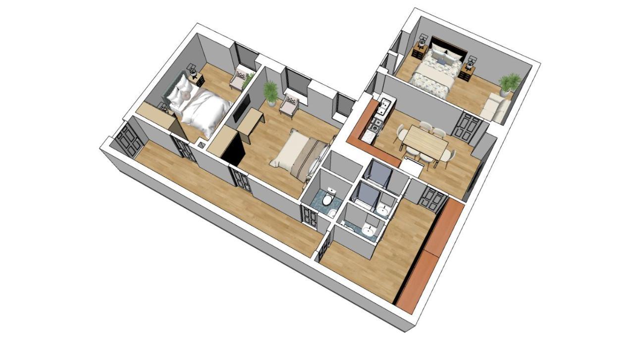 Flatista Homes - Central Station - 3Br Μόναχο Εξωτερικό φωτογραφία