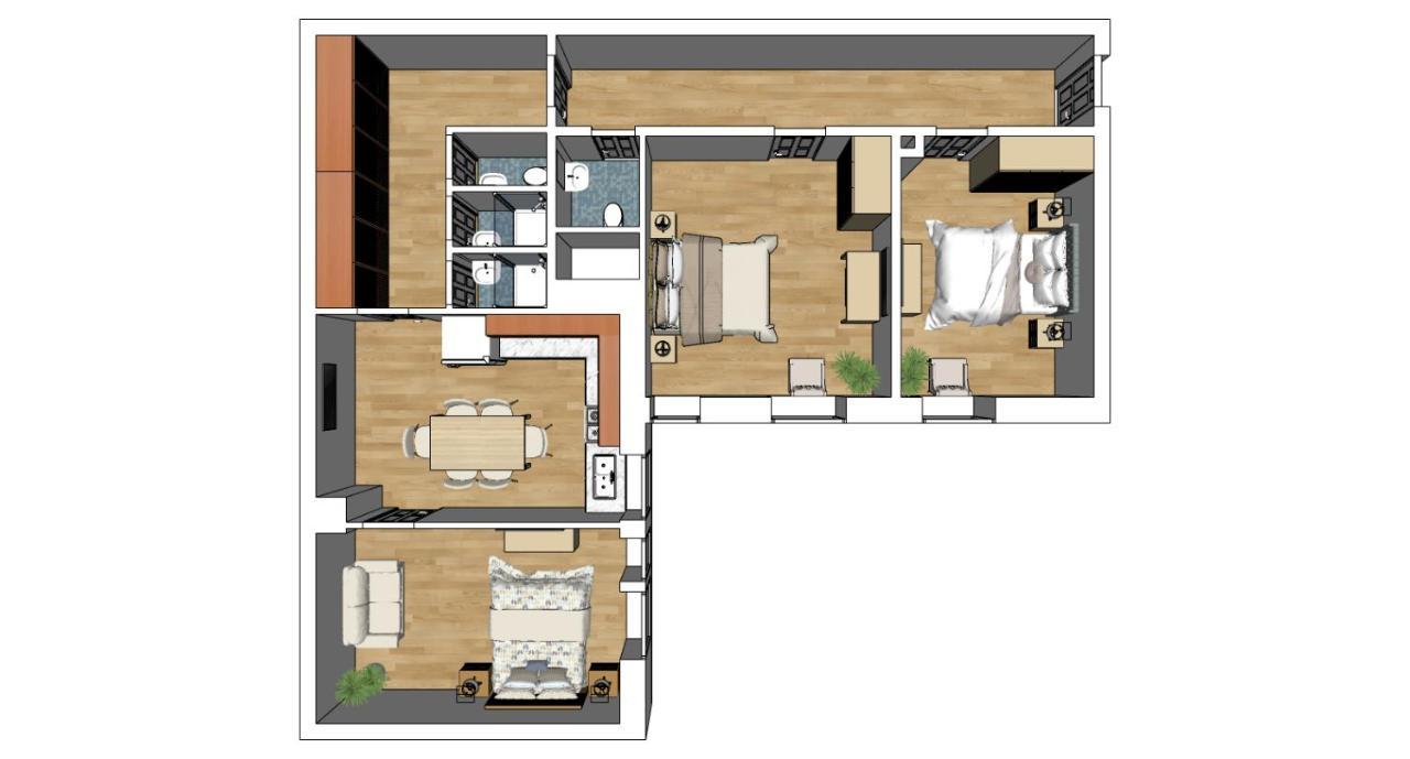 Flatista Homes - Central Station - 3Br Μόναχο Εξωτερικό φωτογραφία